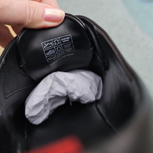 HUGO Boss Men's Appeal_oxfr_bu Oxford Flat Black Leather Dress Shoes  12 - Picture 4 of 15